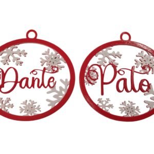 Adornos Navideños Personalizados kit x2